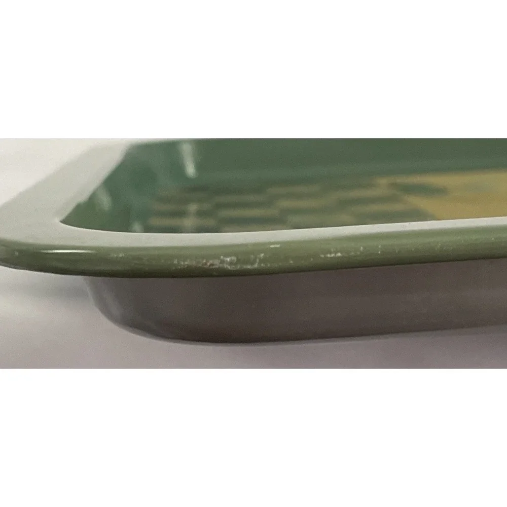 Vintage 1984 Lowell Herrera for Vander Metal Tray Cat Chasing Mouse Retro Cats